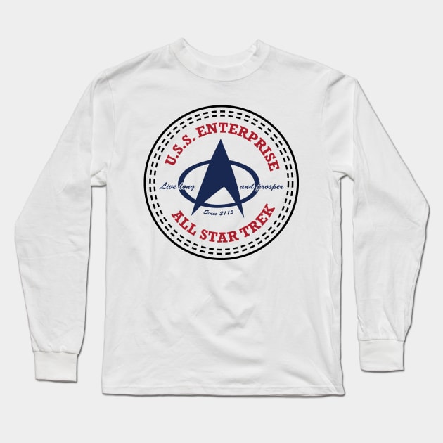 All Star Trek Long Sleeve T-Shirt by Creatiboom